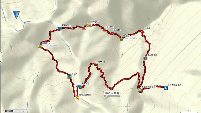 杜鵑嶺、加里山、哈堪尼山、加里山步道（主線＋大坪支線）大O型走圖片.png - 杜鵑嶺、加里山、哈堪尼山、加里山步道（主線＋大坪支線）大O型走20210507
